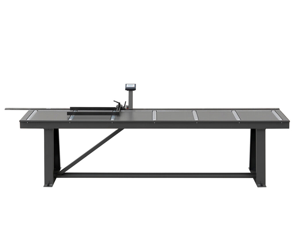ROLLER TABLE WITH MECHANICAL STOP AND DIGITAL DISPLAY (R) (code RMT – R)